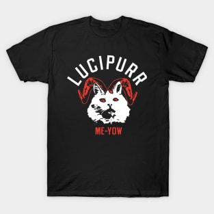 Lucipurr Me-Yow - Halloween Cat T-Shirt